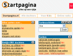Screenshot startpagina.nl